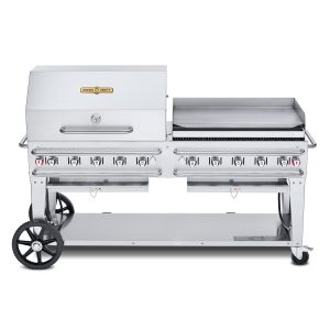 Crown Verity 72-Inch Rental Propane Grill Dome & Griddle Package - CV-RCB-72RGP