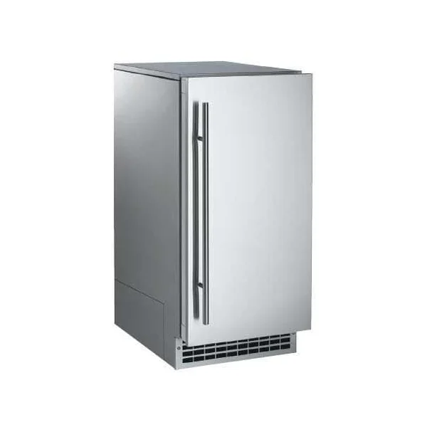 Scotsman Brilliance 80 Lb. 15-Inch Nugget Ice Machine With Drain Pump - Stainless Steel - SCN60PA-1SS