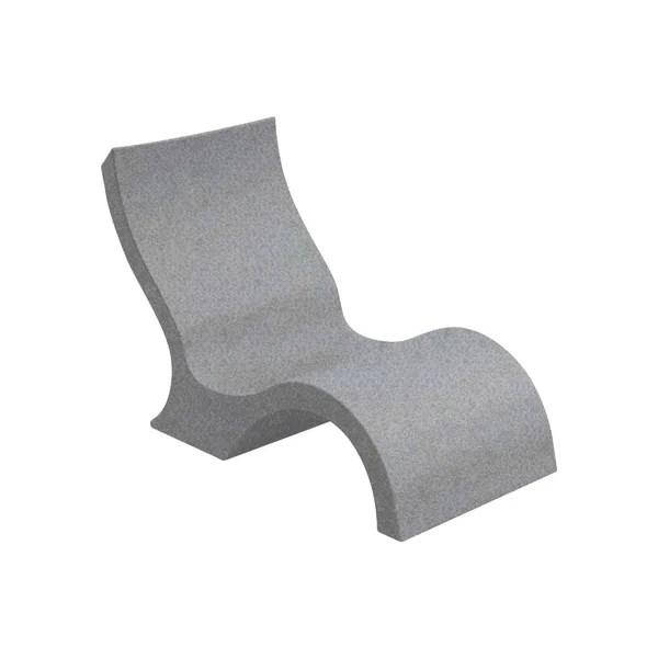 Signature Polyresin Lowback In Pool Chaise Lounge in Granite Gray by Ledge Lounger