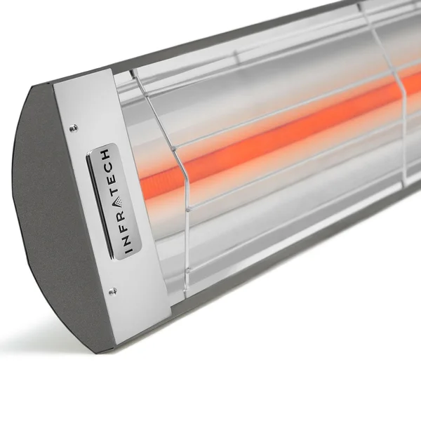 Infratech C-Series 48 Inch 2600W Single Element Electric Patio Heater - 240V - Gray - C2624GR