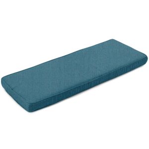 Sunbrella Cast Lagoon Medium Outdoor Replacement Bench Cushion W/ Piping By BBQGuys Signature