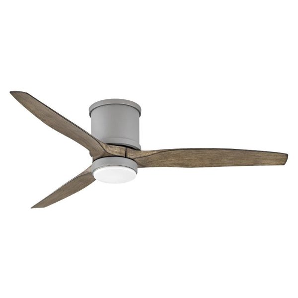 Hinkley Lighting Hover Flush 52-Inch LED Indoor / Outdoor Ceiling Fan - Graphite - 900852FGT-LWD