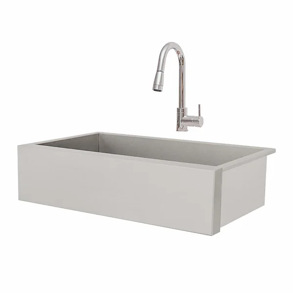 RCS Stainless Steel Farm House Outdoor Sink w/Wire Grate - RSNK3A
