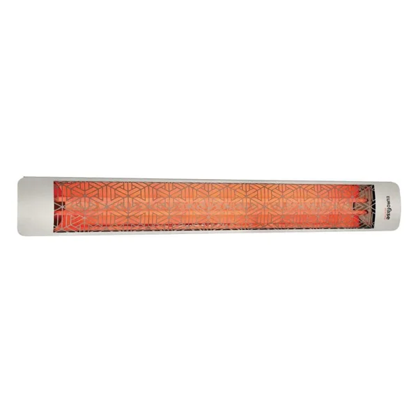 Eurofase Mason Series 61-Inch 6000 Watt Dual Element 208V Electric Infrared Patio Heater In Stainless Steel - EF60208S3