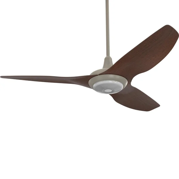 Big Ass Fans 52-Inch Haiku Ceiling Fan Universal Mount W/32-Inch Downrod & Downlight in Satin Nickel/Cocoa - MK-HK4-042506A470F654G10I32S2