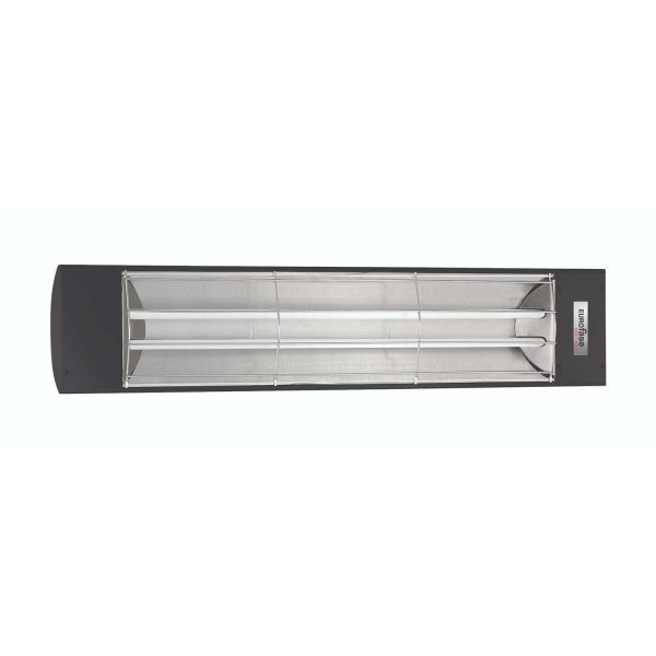 Eurofase 39-Inch 4000 Watt Dual Element 240V Electric Infrared Patio Heater - Black - EF40240B