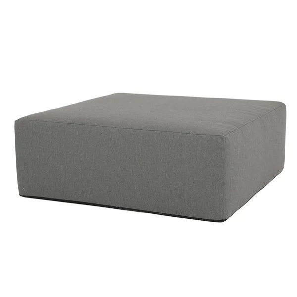 Bazaar 48 Inch Square Pouf Ottoman in Heritage Granite by Sunset West