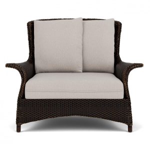 Mandalay Lloyd Loom Club Chair & a Half in Mink/Remy Cloud by Lloyd Flanders