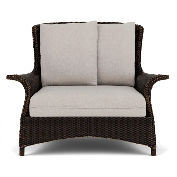 Mandalay Lloyd Loom Club Chair & a Half in Mink/Remy Cloud by Lloyd Flanders
