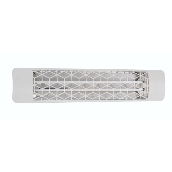 Eurofase Stella Series 39-Inch 4000 Watt Dual Element 480V Electric Infrared Patio Heater - White - EF40480W6