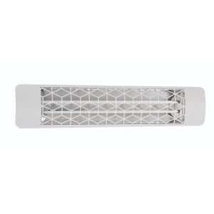 Eurofase Stella Series 39-Inch 4000 Watt Dual Element 208V Electric Infrared Patio Heater - White - EF40208W6
