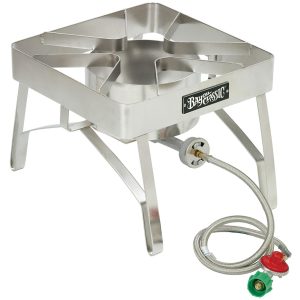 Bayou Classic Stainless Steel Bayou Brew Cooker With Windscreen Protection
