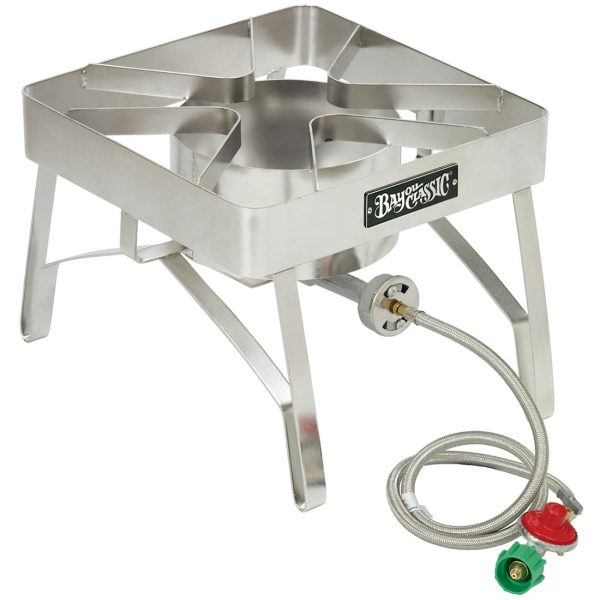 Bayou Classic Stainless Steel Bayou Brew Cooker With Windscreen Protection