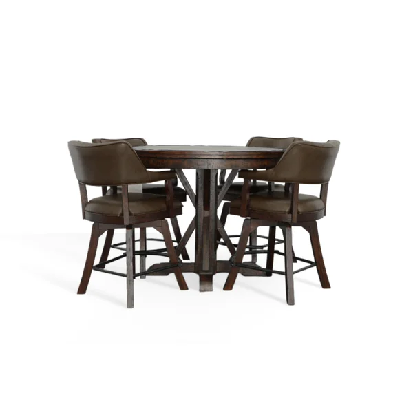 52" Gettysburg Pub Game Set w/ 4 Chairs
