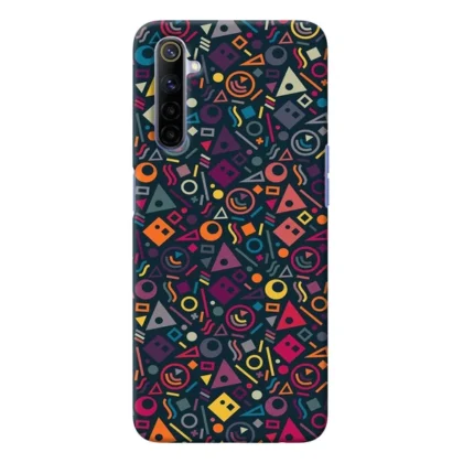 Geometric Abstract Realme 6/6i Back Cover