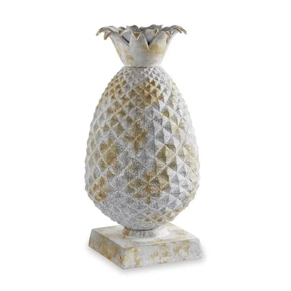 16" Metal Pineapple Statue