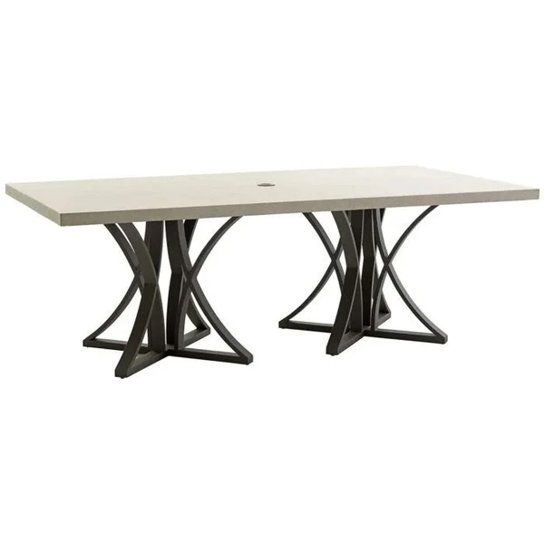 84" x 44" Cypress Dining Table w/ Weatherstone Top