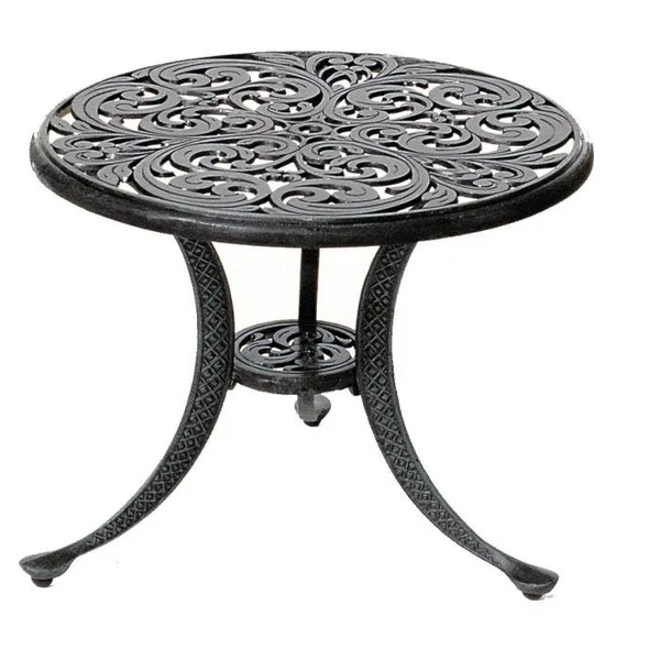 Chateau 21" Round Tea Table - Desert Bronze