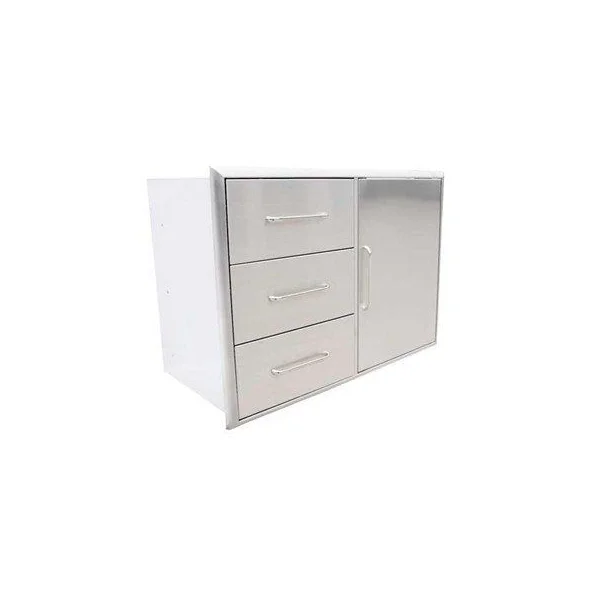 Triple Drawer and Door Combo