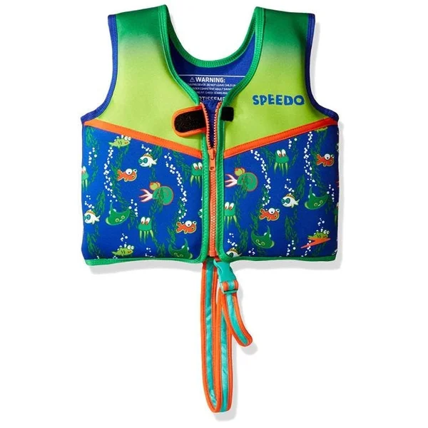 UV 50+ Printed Swim Vest - Sapphire Blue