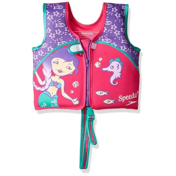 Begin to Swim UV 50+ Kids Printed Swim Vest - Berry & Grape