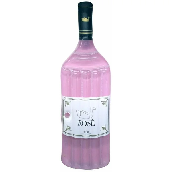 Rosé Bottle Inflatable Pool Float