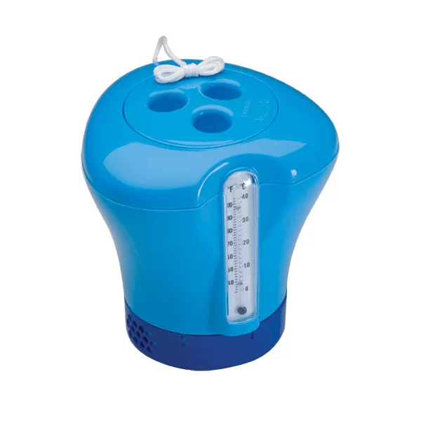 Floating Chlorinator + Thermometer Combo