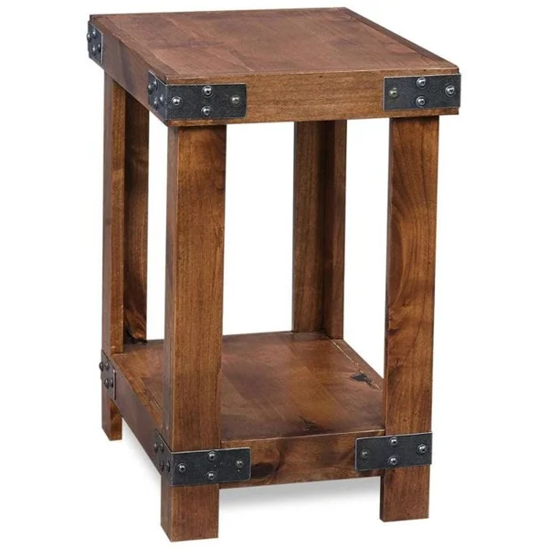 Industrial Chairside Table