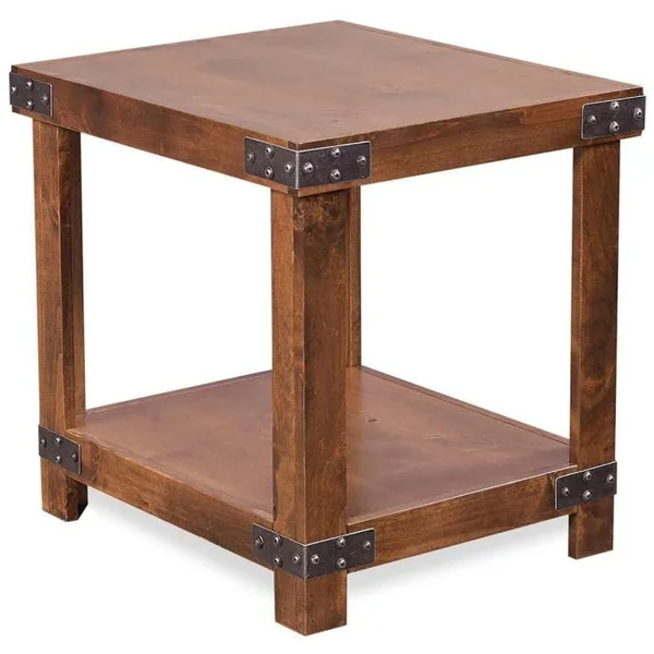 Industrial End Table