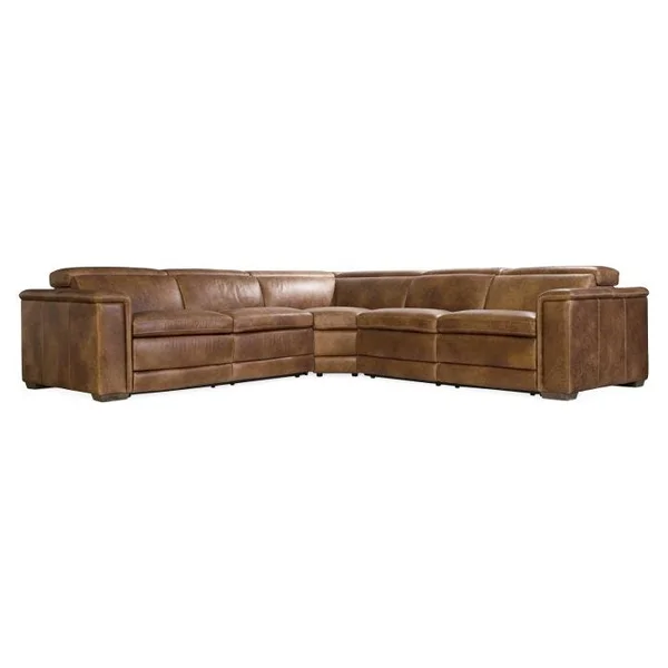 Lioni 5-Piece Sectional - Brown