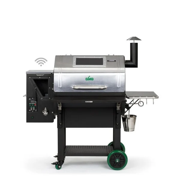 Green Mountain Grills LEDGE Prime Plus Wifi Pellet Grill - Stainless Steel