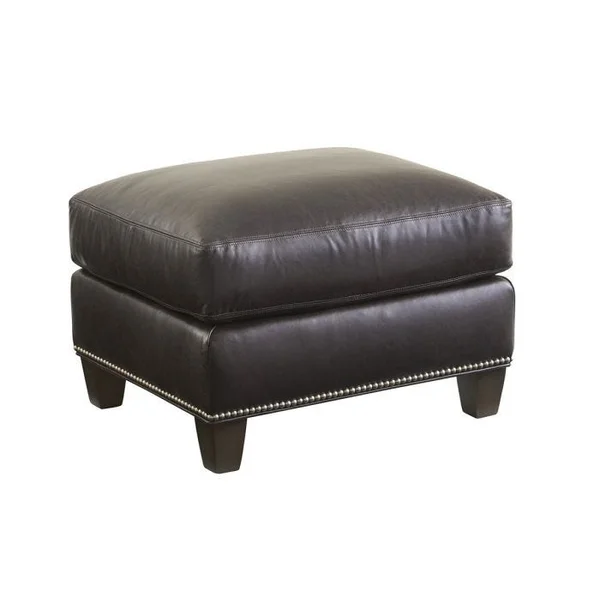 Strada Leather Ottoman