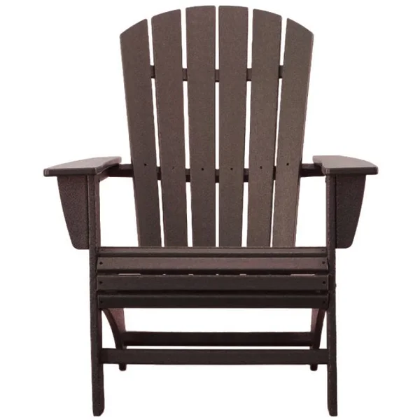Nautical Curveback Adirondack Chair - Mahogany