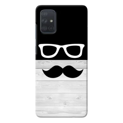 Mustache Samsung A71 Back Cover