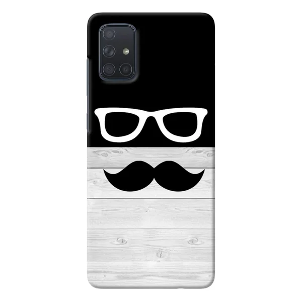Mustache Samsung A71 Back Cover