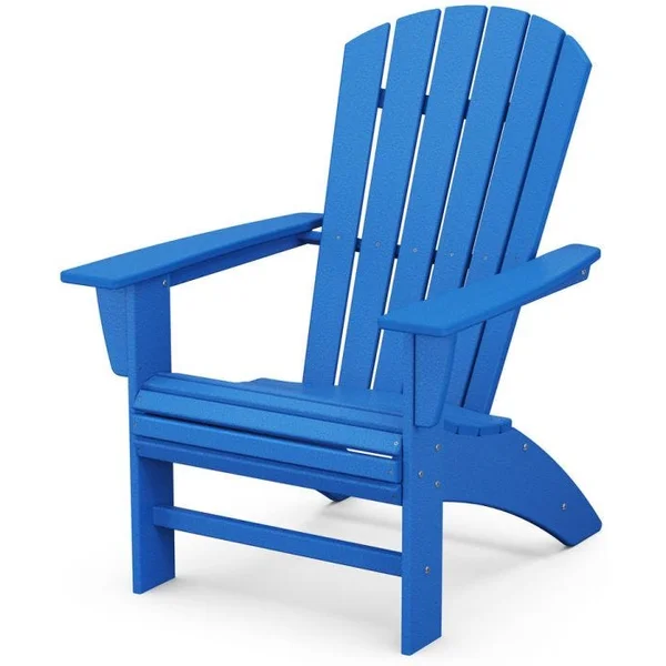Nautical Curveback Adirondack Chair - Pacific Blue