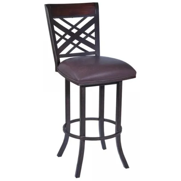 Tulsa Counter Height Bar Stool - Ford Brown