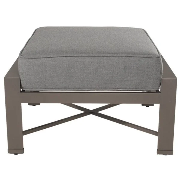 Pasadena Ottoman - Coffee/Taupe