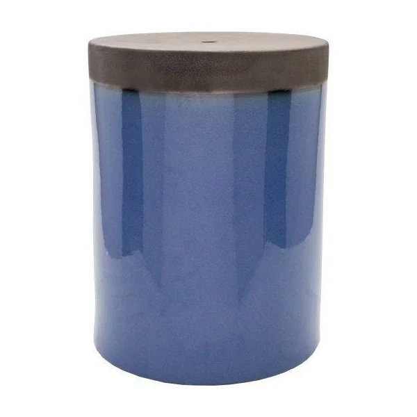 Palominas Gry Outdoor Garden Stool - Navy