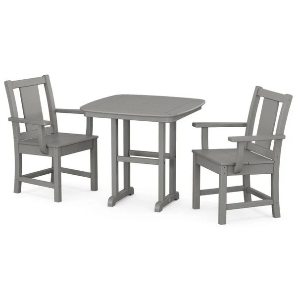Prairie 3-Piece Bistro Set - Slate Grey