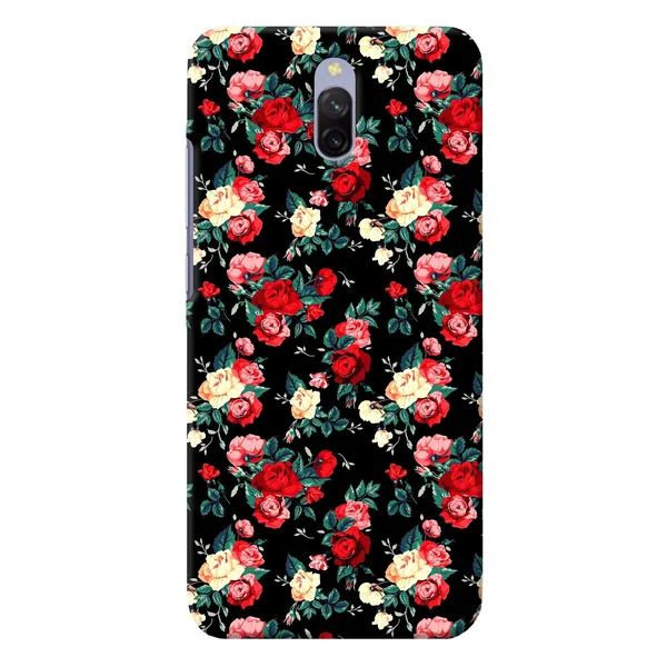 Rose Pattern Redmi 8A Dual Back Cover