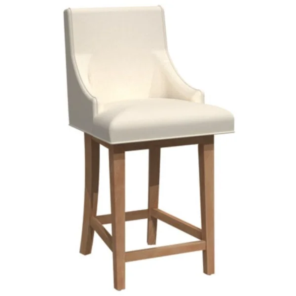 Weston Upholstered Swivel Counter Stool