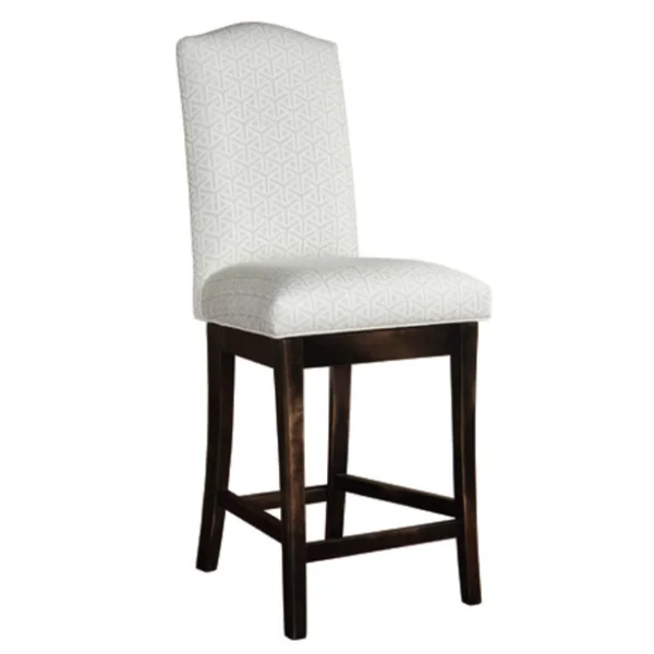 William Upholstered Swivel Bar Stool