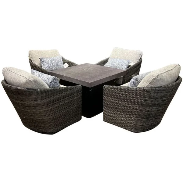 Sophie 5-Piece Fire Pit Chat Set