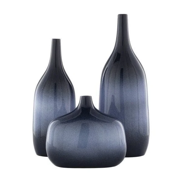 Sparta Outdoor Vase - Set of 3 - Navy