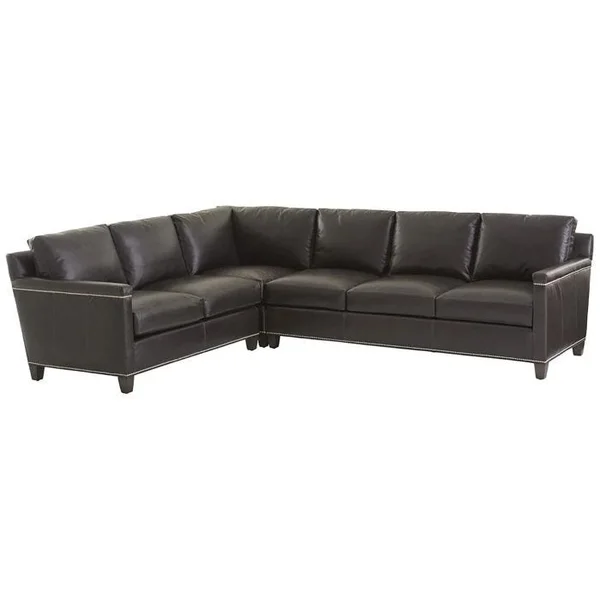 Strada Leather Sectional