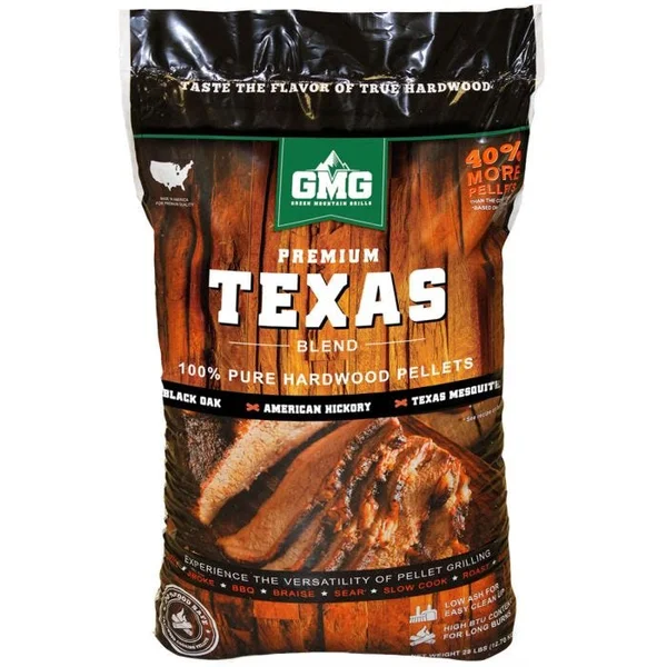 Green Mountain Grills Premium Texas Blend Pellets - 28lbs