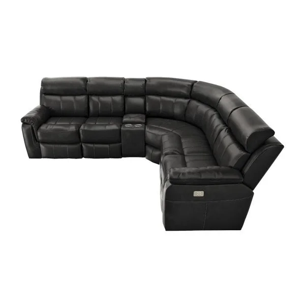 Alden Power Sectional - Black